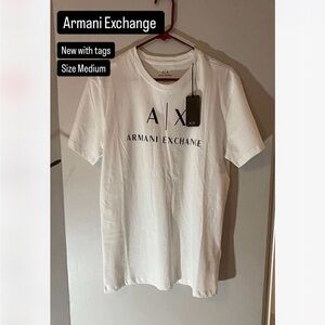 Armani Exchange Classic White Tee